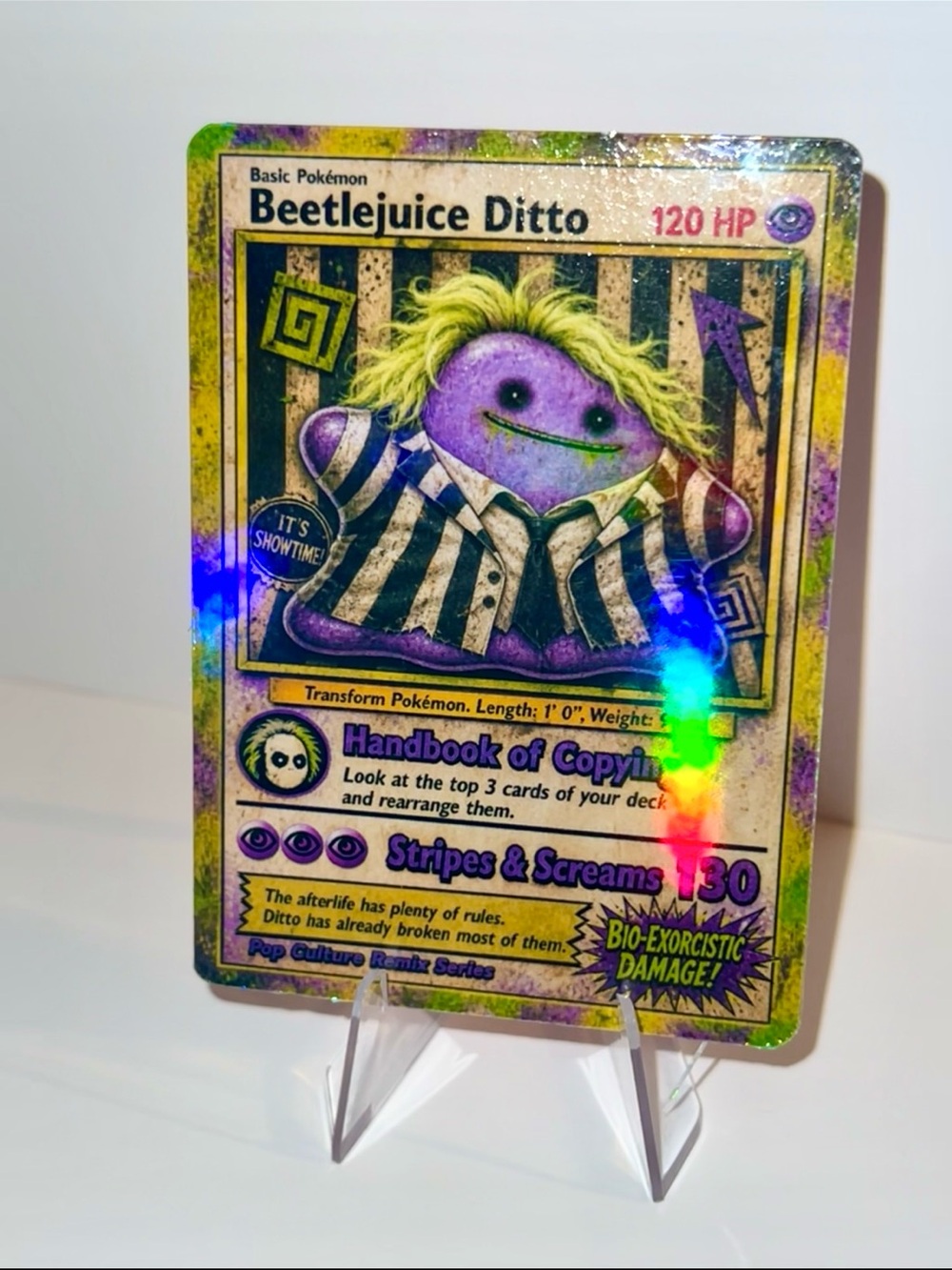 Ditto beetlejuice Pokemon card collectible merch